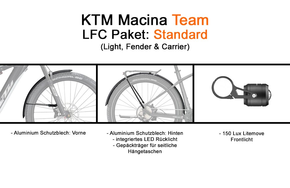 LFC Paket - KTM Macina Team 27,5 Zoll: Standard